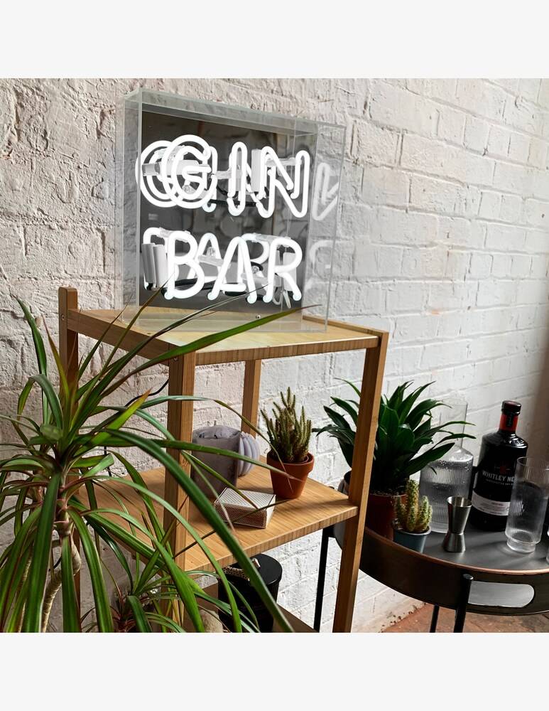 Locomocean Neon Gin Bar - Bianco