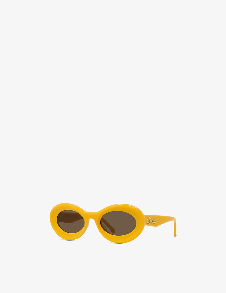 LOEWE Occhiali da sole ovali LW40110U - Giallo