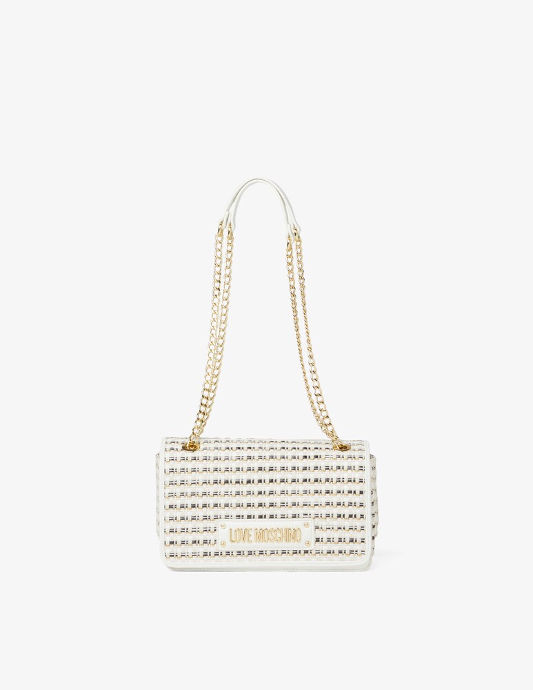 Love Moschino Borsa patta in rafia