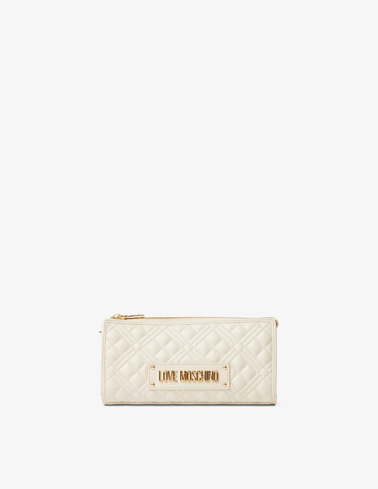 Love Moschino Borsa trapuntata mini con catena