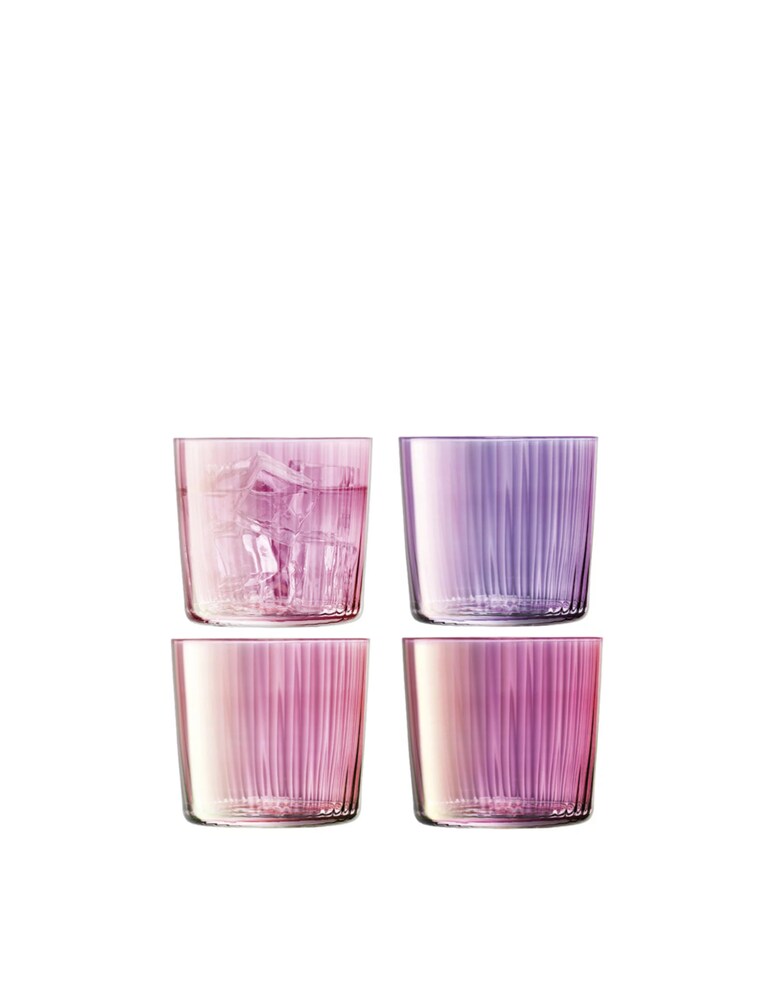 Lsa Gems Tumbler 310ml Assortiti Set 4 Pz - Rosa
