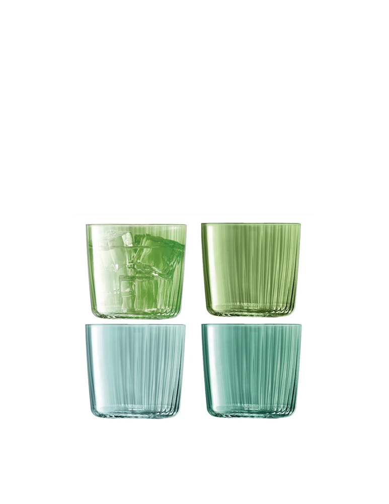 Lsa Gems Tumbler 310ml Assortiti Set 4 Pz - Verde