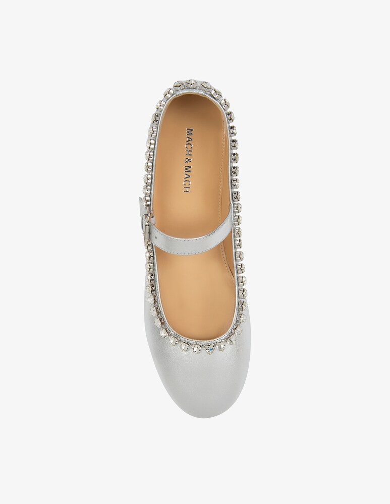 Mach & Mach Ballerine Audrey In Pelle