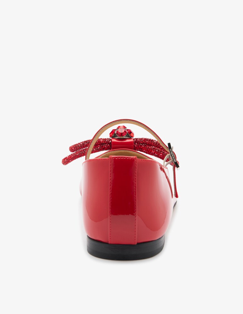 Mach & Mach Ballerine In Vernice Con Doppio Fiocco