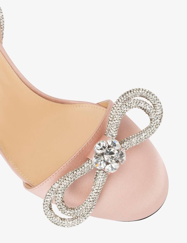 Mach & Mach Sandali Chiusi In Raso Con Doppio Fiocco