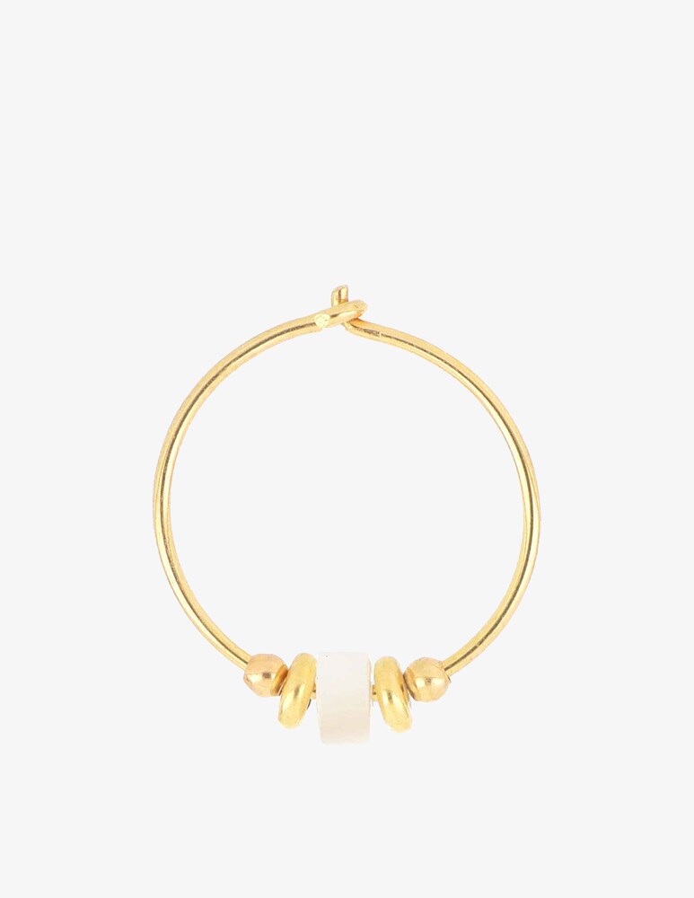 Maman et Sophie Orecchino cerchio piccolo mia africa bianco