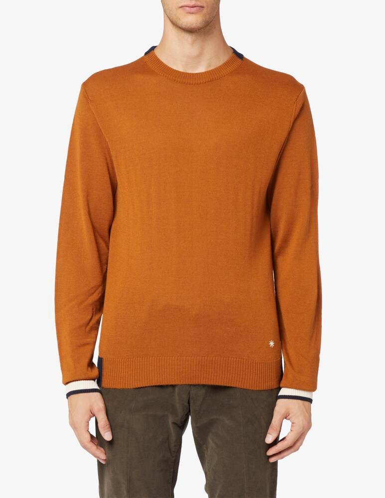 Manuel Ritz Maglia girocollo bordino