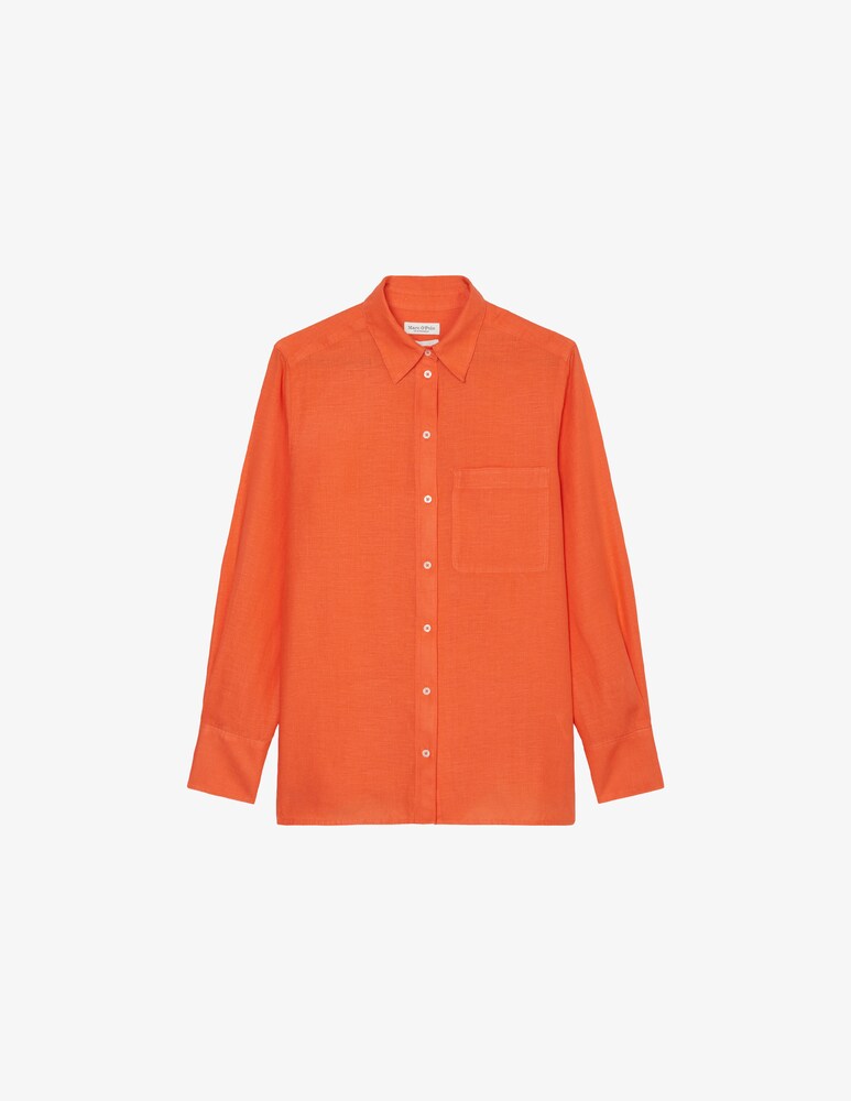 Marc O'Polo Blusa A Maniche Lunghe Con Colletto Kent
