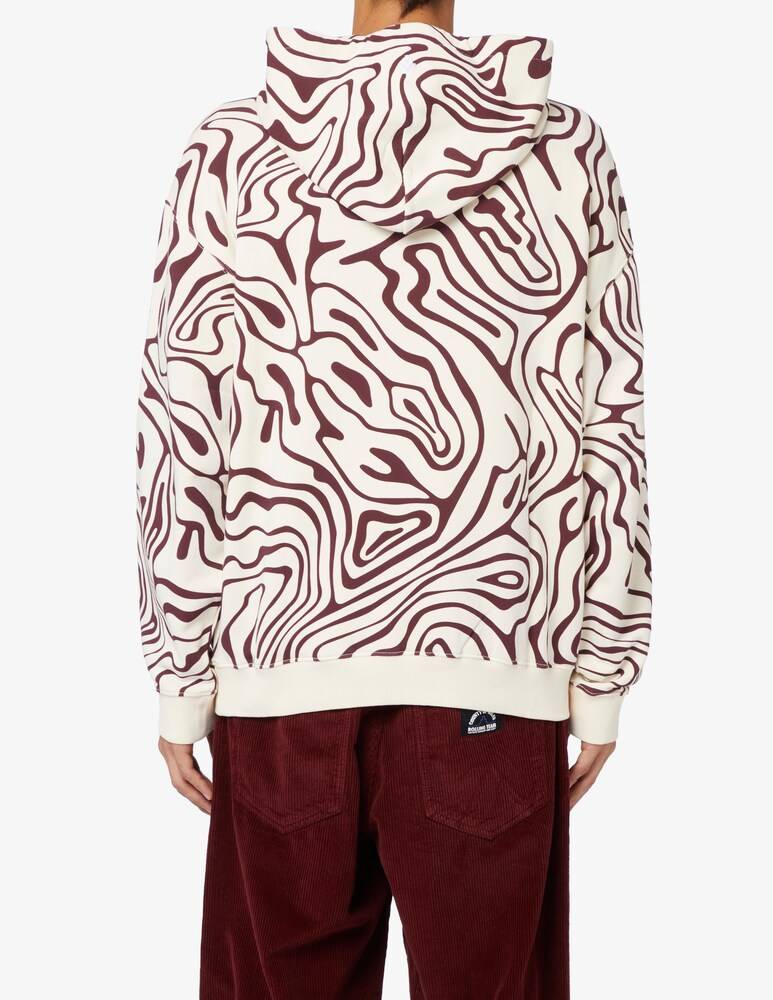 Marcelo Burlon Felpa Con Cappuccio Fluid Comfort