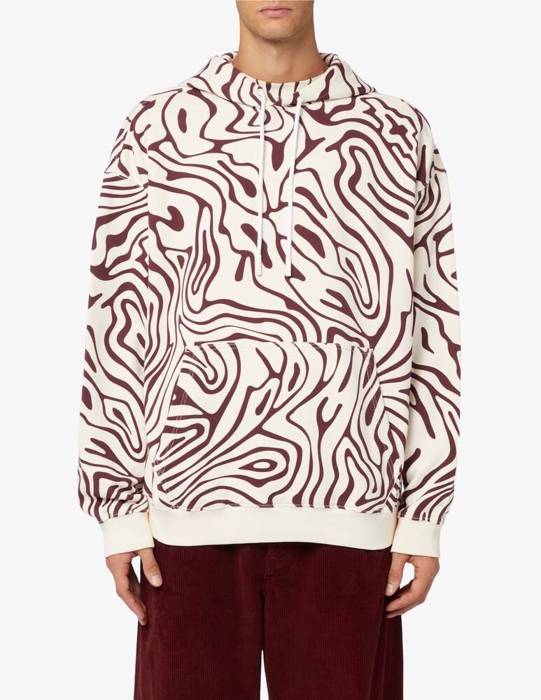 Marcelo Burlon Felpa con cappuccio fluid comfort