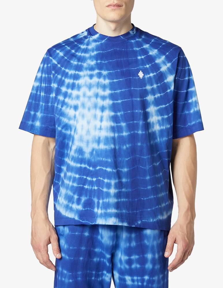 Marcelo Burlon Maglietta soundwaves blue