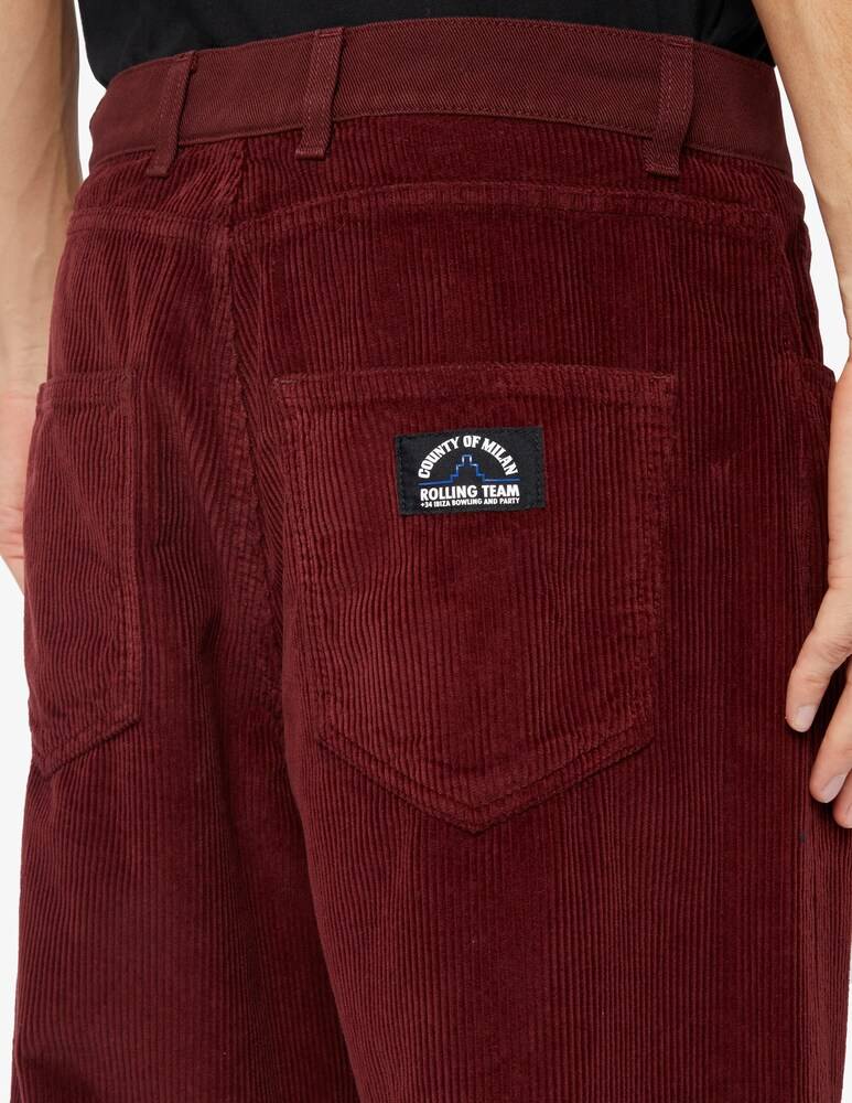 Marcelo Burlon Pantaloni County Label Corduroy