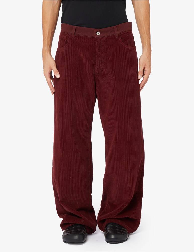 Marcelo Burlon Pantaloni county label corduroy
