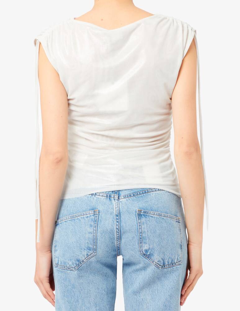 Marella T-shirt Tulle Drappeggiato Amadeus