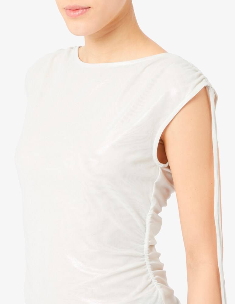 Marella T-shirt Tulle Drappeggiato Amadeus