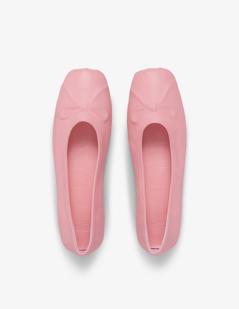 Marni Ballerine Little Bow In Nappa