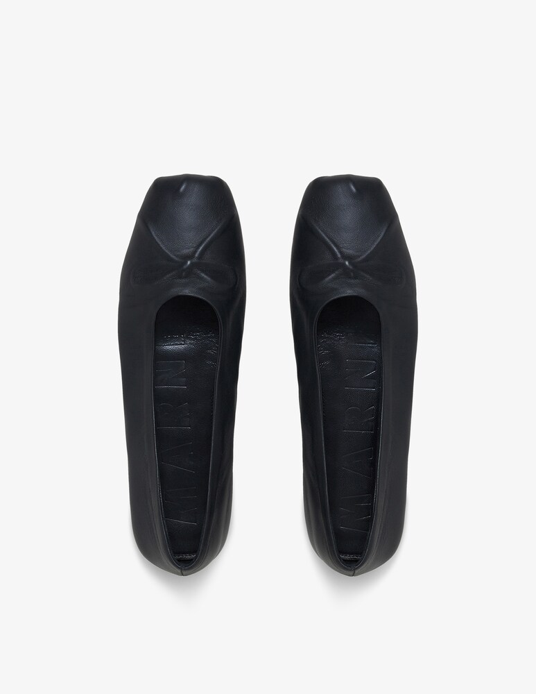 Marni Ballerine Little Bow In Nappa