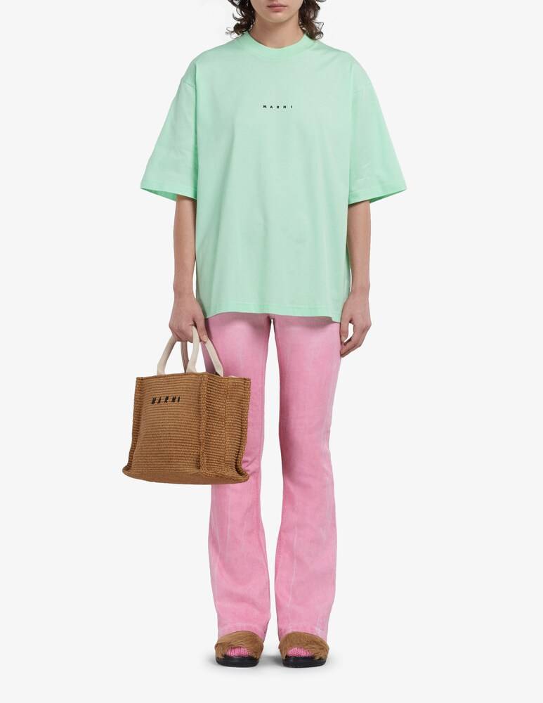 Marni Borsa A Spalla In Raffia - Multicolor