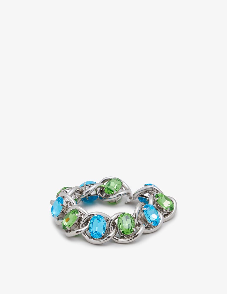 Marni Bracciale a catena spessa con strass