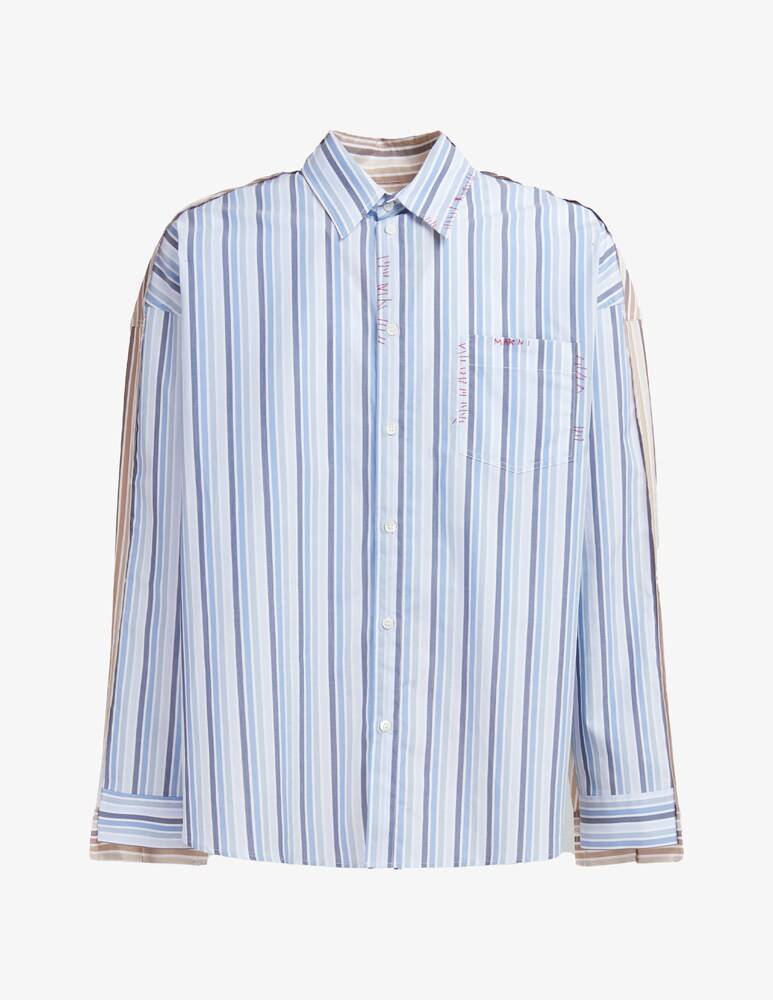 Marni Camicia righe bicolor