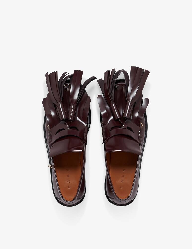 Marni Mocassino Bambi In Pelle Con Maxi Nappine