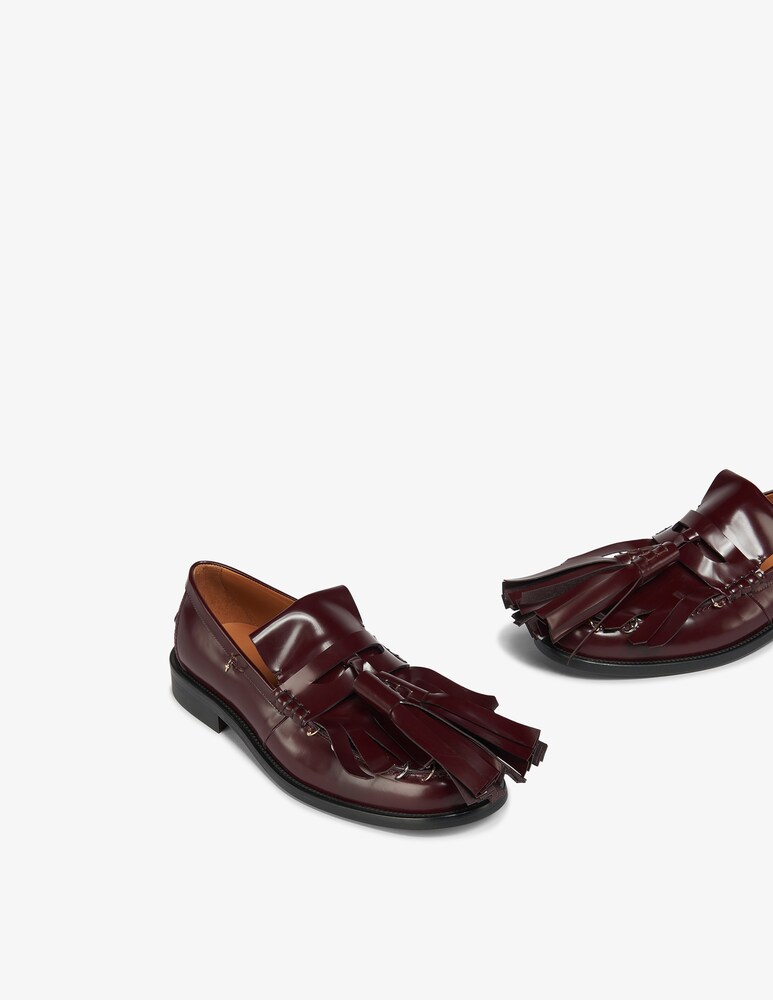 Marni Mocassino Bambi In Pelle Con Maxi Nappine