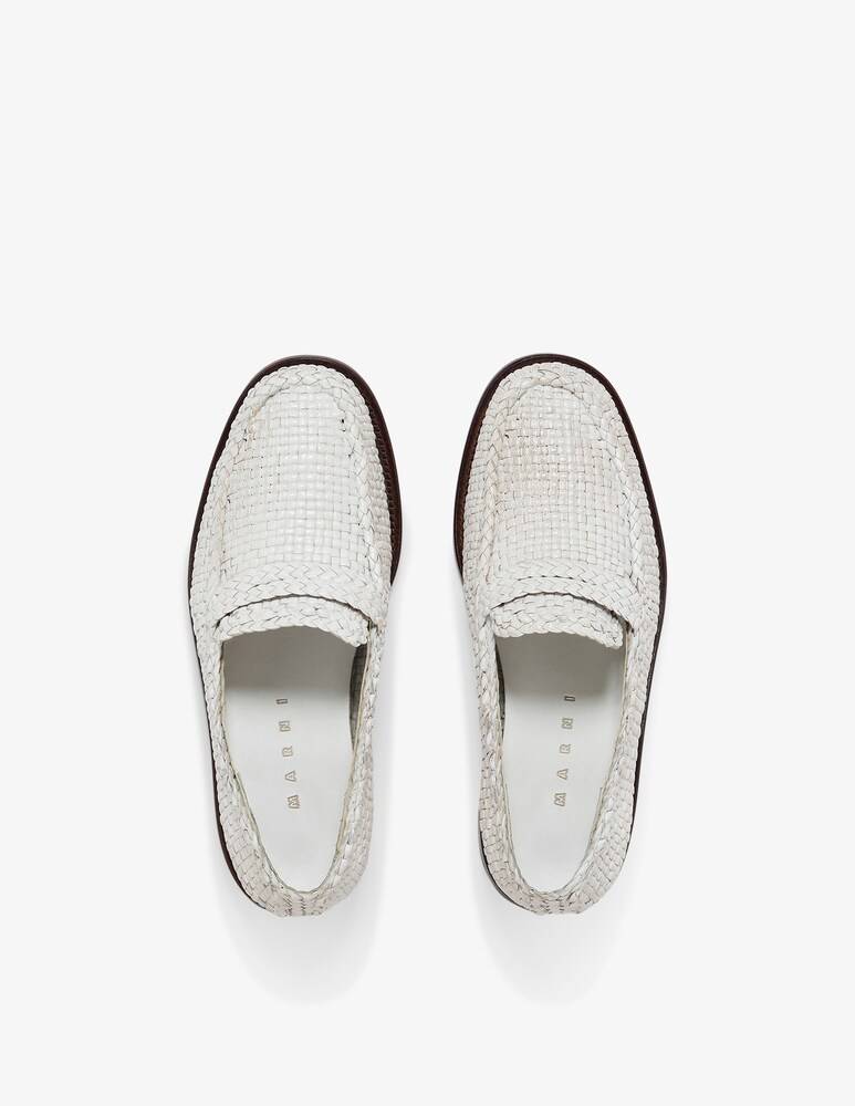 Marni Mocassino Bambi In Pelle Con Maxi Nappine