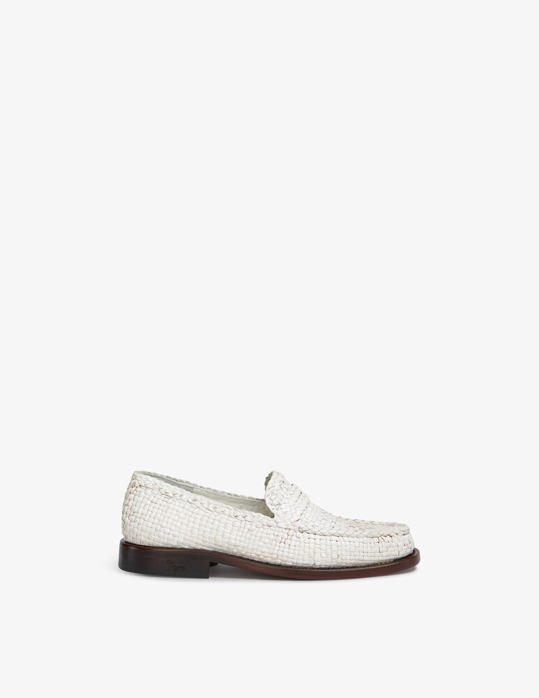 Marni Mocassino bambi in pelle con maxi nappine