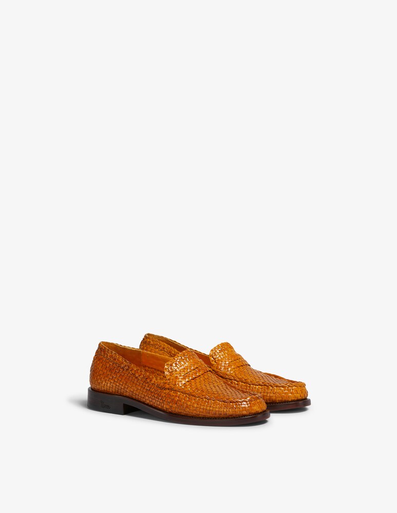 Marni Mocassino Bambi In Pelle Con Maxi Nappine