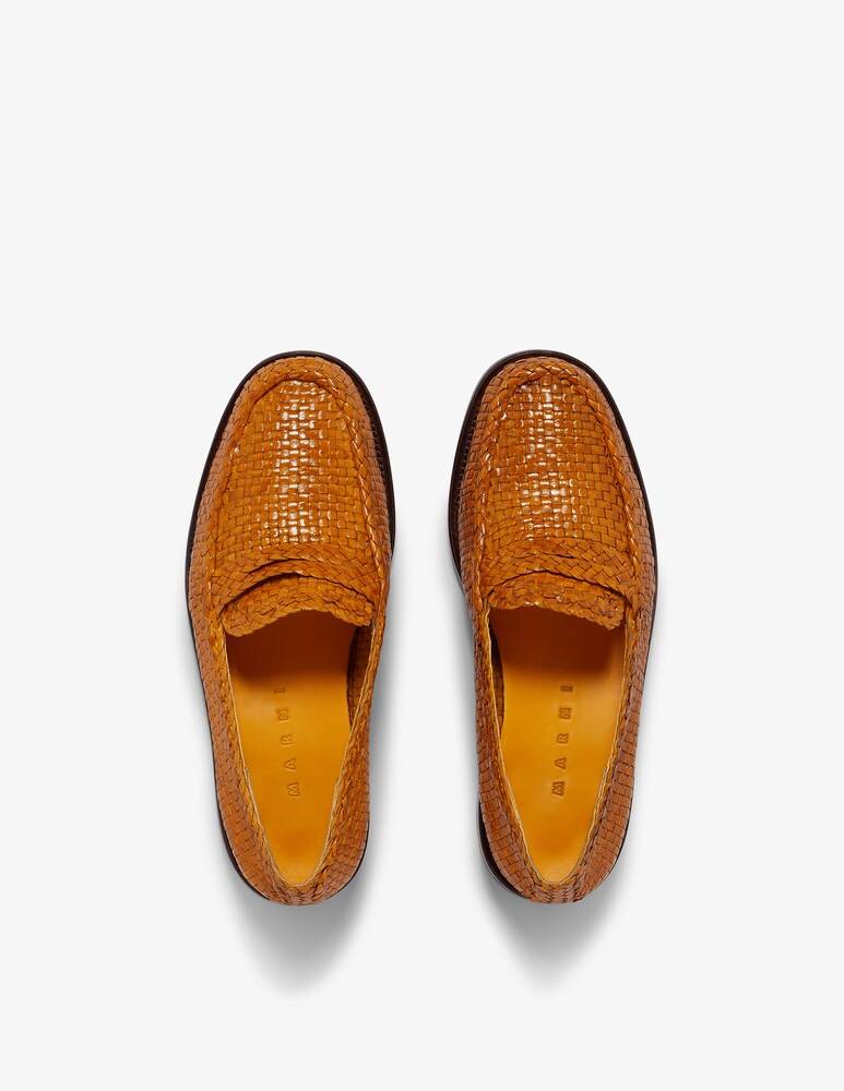 Marni Mocassino Bambi In Pelle Con Maxi Nappine