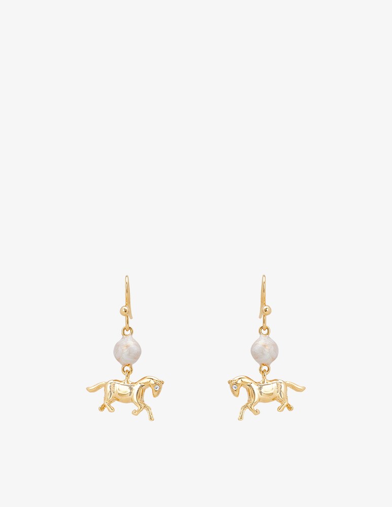 Marni Orecchini con pendenti a forma di cavallo