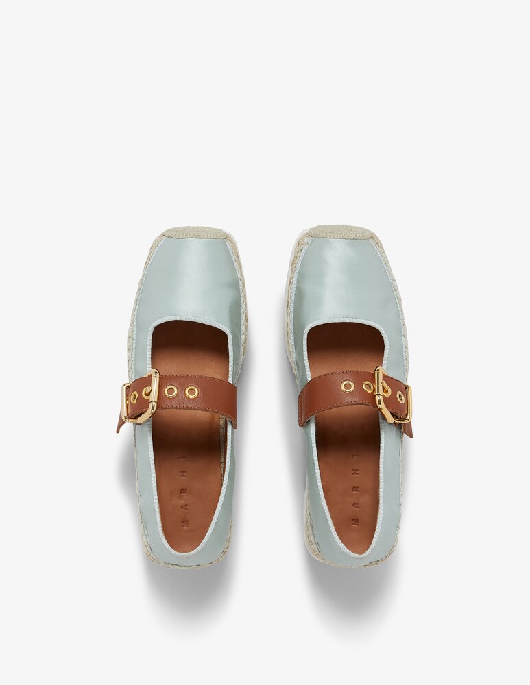 Marni Petal Espadrillas In Satin