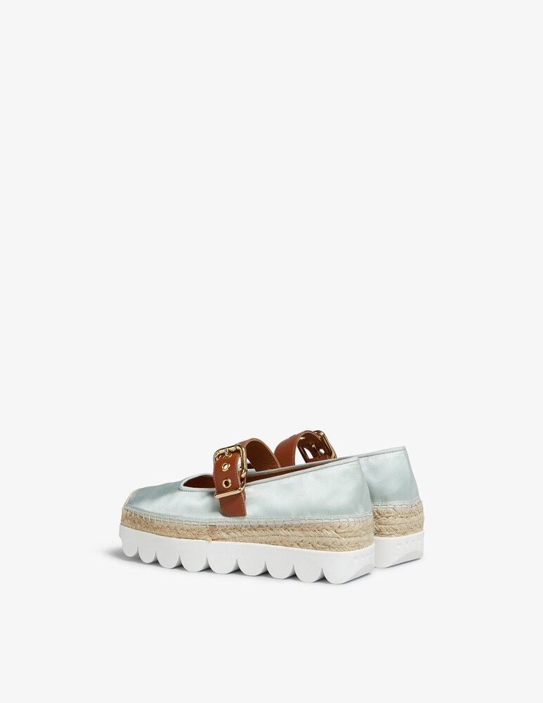 Marni Petal Espadrillas In Satin