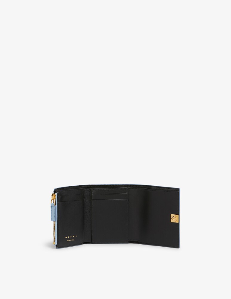 Marni Portafoglio Prisma Tri-fold In Pelle