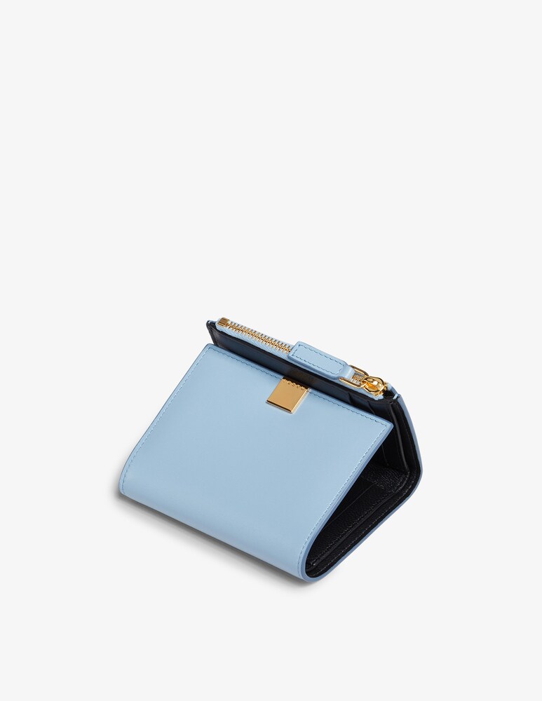 Marni Portafoglio Prisma Tri-fold In Pelle