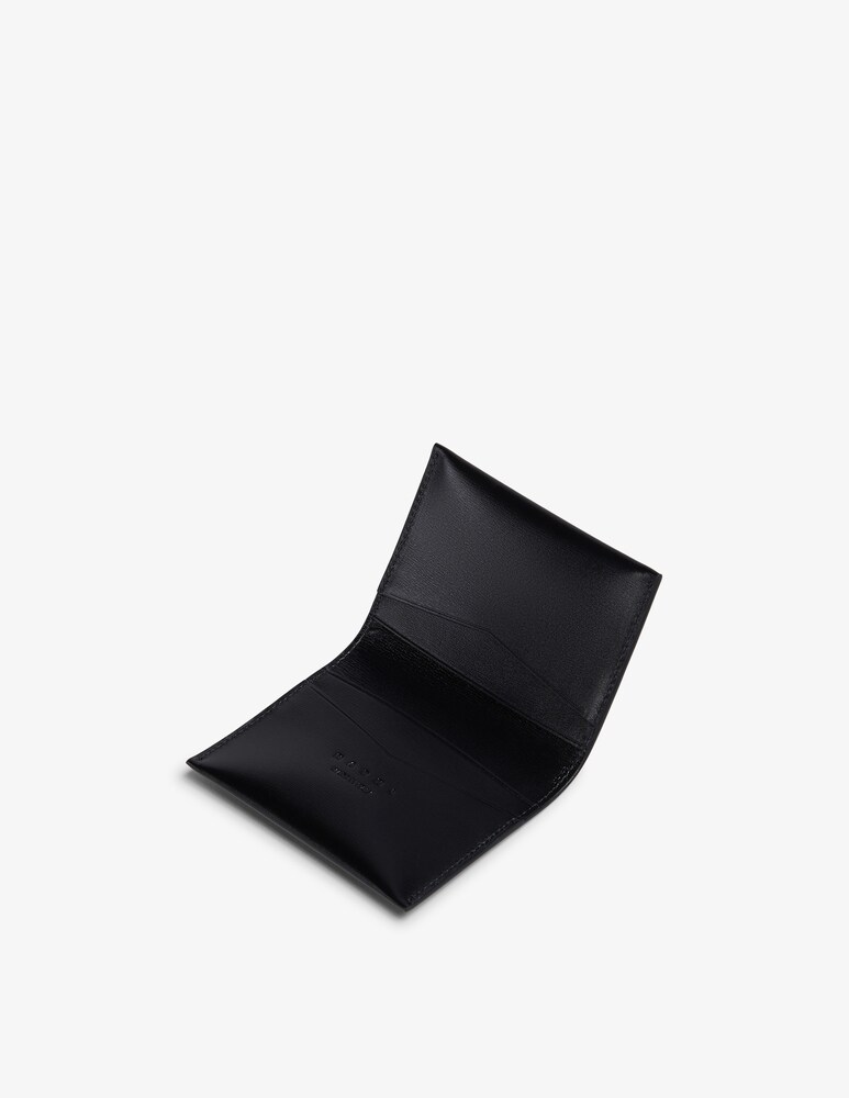 Marni Portafoglio Prisma Tri-fold In Pelle