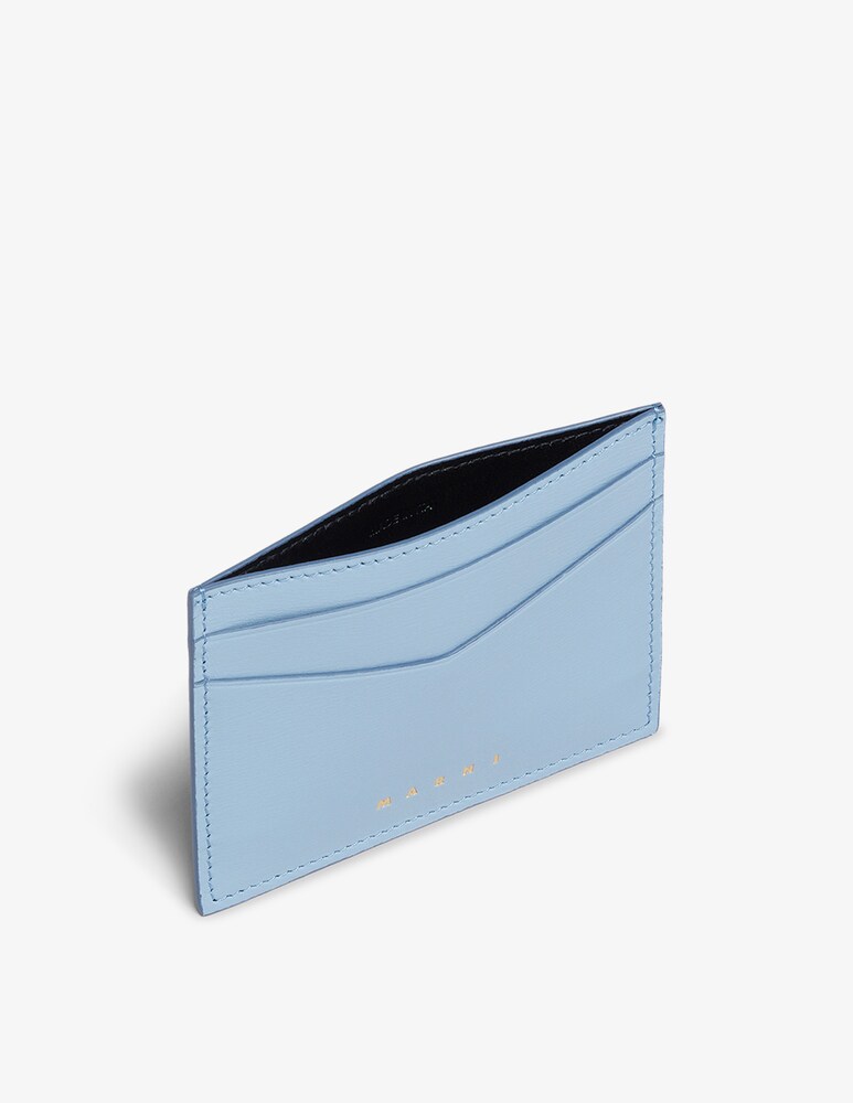 Marni Portafoglio Prisma Tri-fold In Pelle