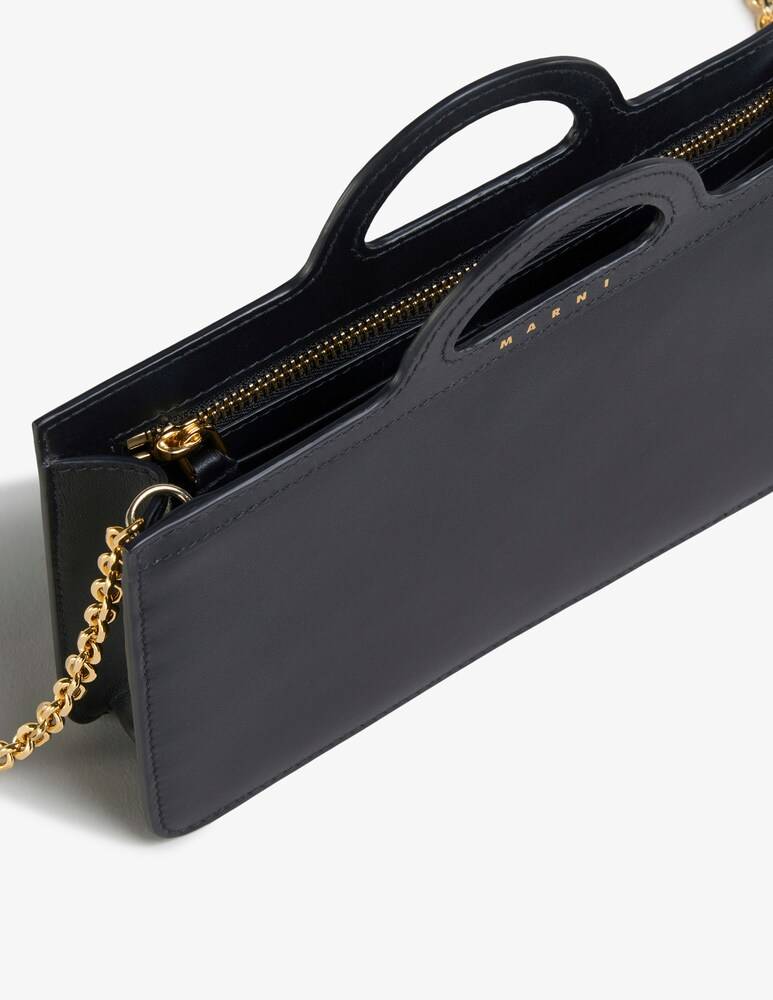 Marni Portafoglio Tropicalia In Pelle Con Tracolla A Catena