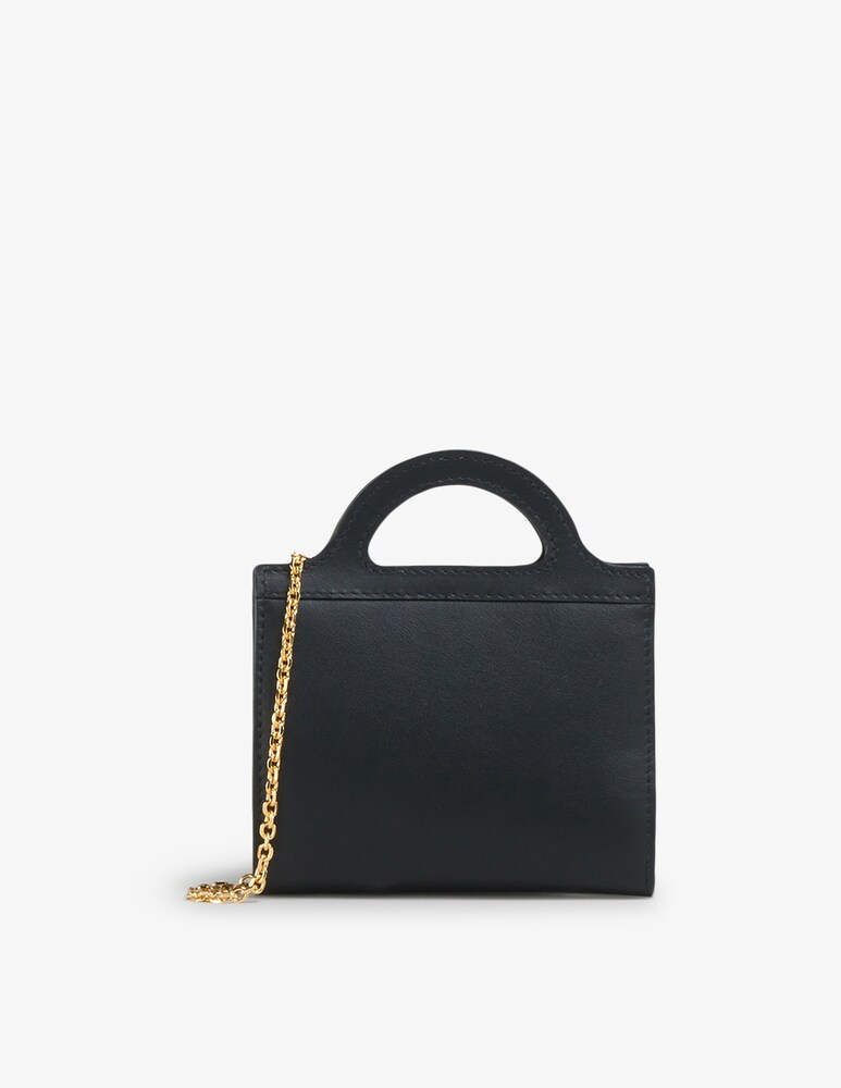 Marni Portafoglio Tropicalia In Pelle Con Tracolla A Catena