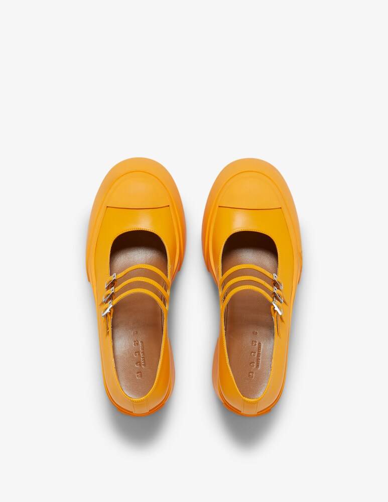 Marni Scarpa Pablo Mary Jane Con Triplo Cinturino