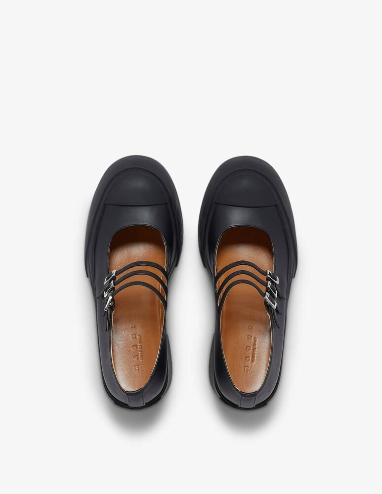 Marni Scarpa Pablo Mary Jane Con Triplo Cinturino
