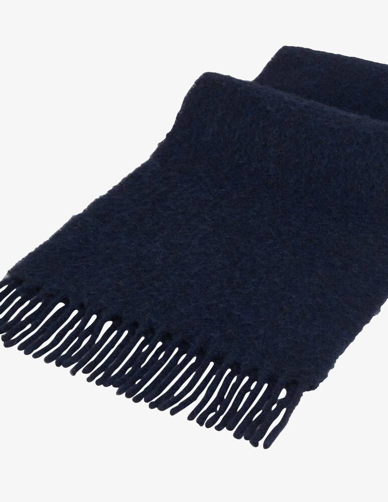 Marni Sciarpa In Lana Garzata - Blu