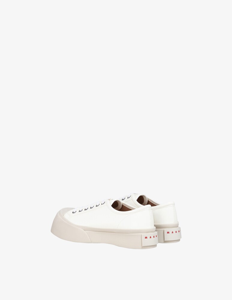 Marni Sneakers In Pelle Pablo - Bianco