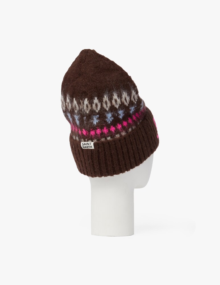 MC2 Saint Barth Berretto Nordico In Maglia Wengen