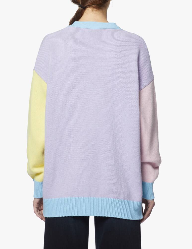 MC2 Saint Barth Cardigan In Misto Lana Chloe