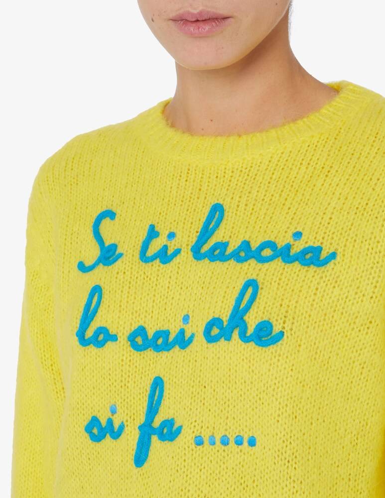 MC2 Saint Barth Maglione A Girocollo In Misto Lana New Queen