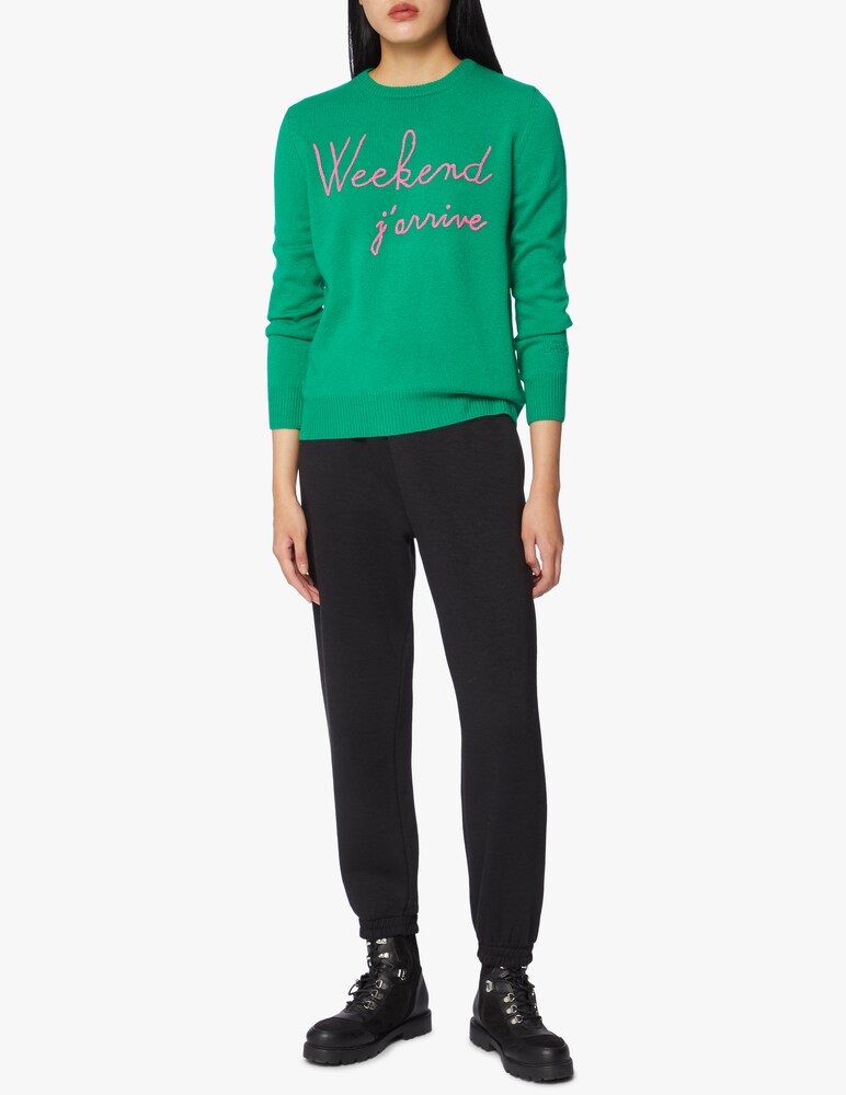 MC2 Saint Barth Maglione In Misto Lana Emb Weekend Jarrive