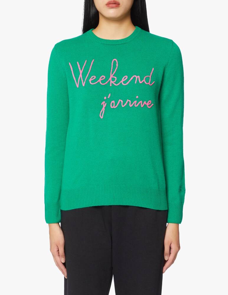 MC2 Saint Barth Maglione In Misto Lana Emb Weekend Jarrive