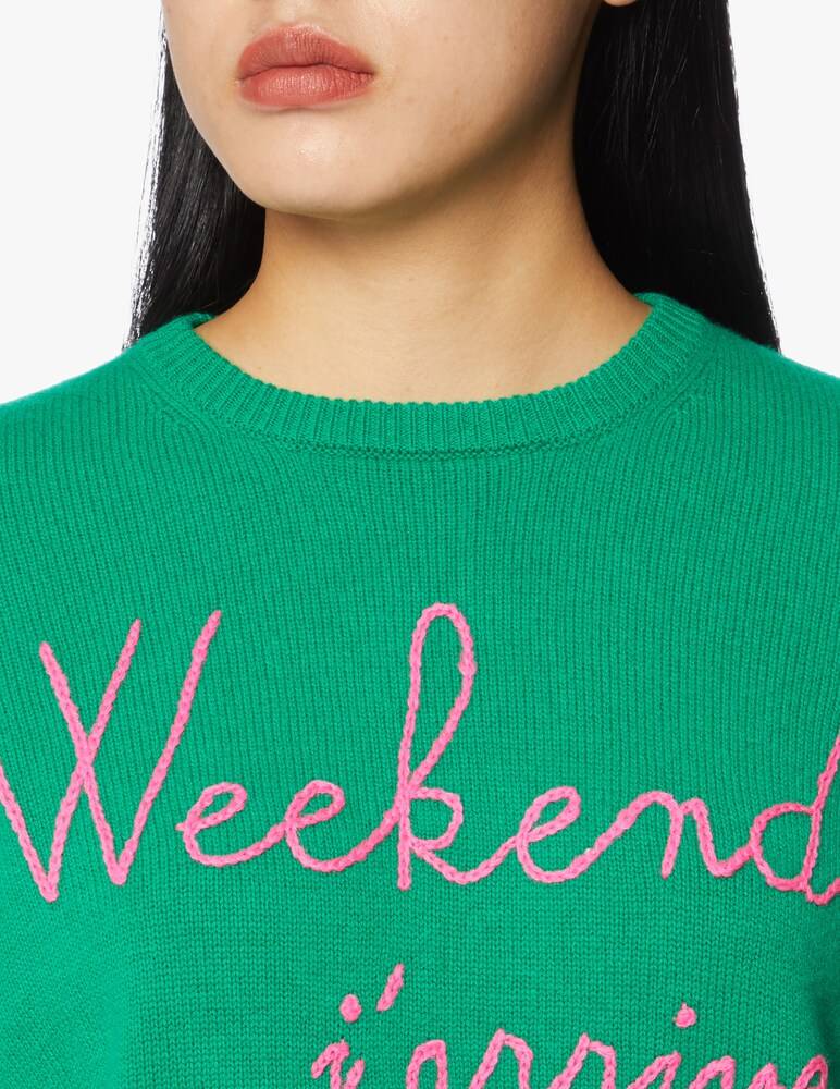 MC2 Saint Barth Maglione In Misto Lana Emb Weekend Jarrive