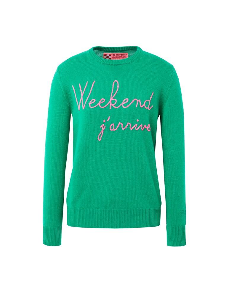MC2 Saint Barth Maglione in misto lana Emb Weekend Jarrive